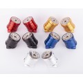 Motocorse Billet Aluminum Round Reservoirs For Brembo RCS Corsa Corta Master Cylinders Brake and Clutch - for naked bikes Motocorse Billet Aluminum Round Reservoirs For Brembo RCS Corsa Corta Master Cylinders Brake and Clutch - for naked bikes